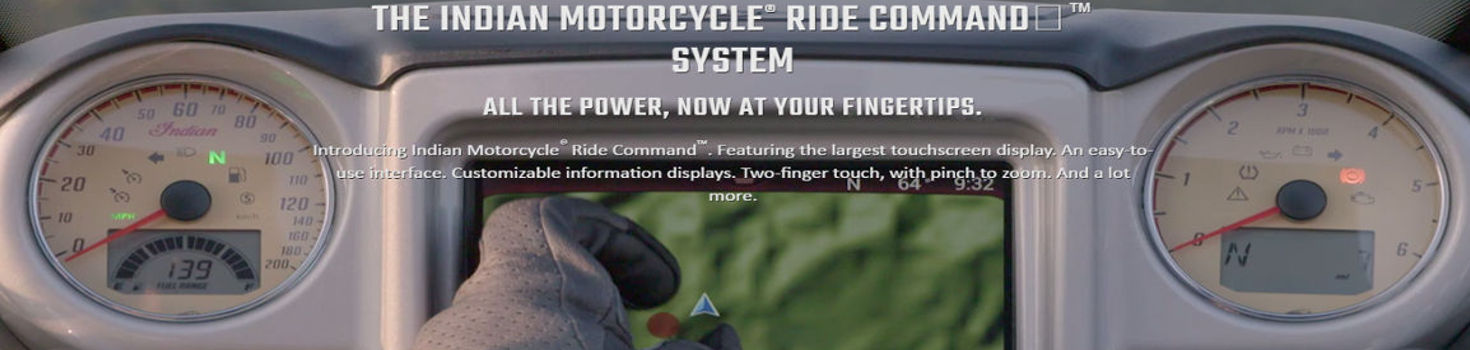 Ride Command Touch Screen Display